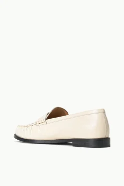 Mules & Flats<STAUD LOULOU LOAFER CREAM
