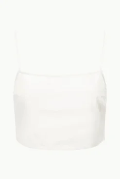 Tops<STAUD LOVEINA TOP IVORY