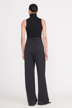 Spring Suiting|Essentials<STAUD LUISA PANT  BLACK SUITING BLACKSUITING