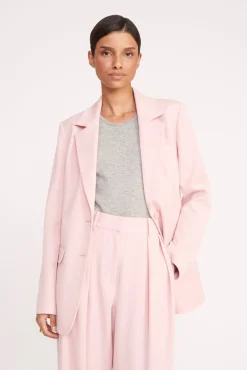 Best Sellers|Essentials<STAUD LUISA PANT  CHERRY BLOSSOM SUITING CHERRYBLOSSOM