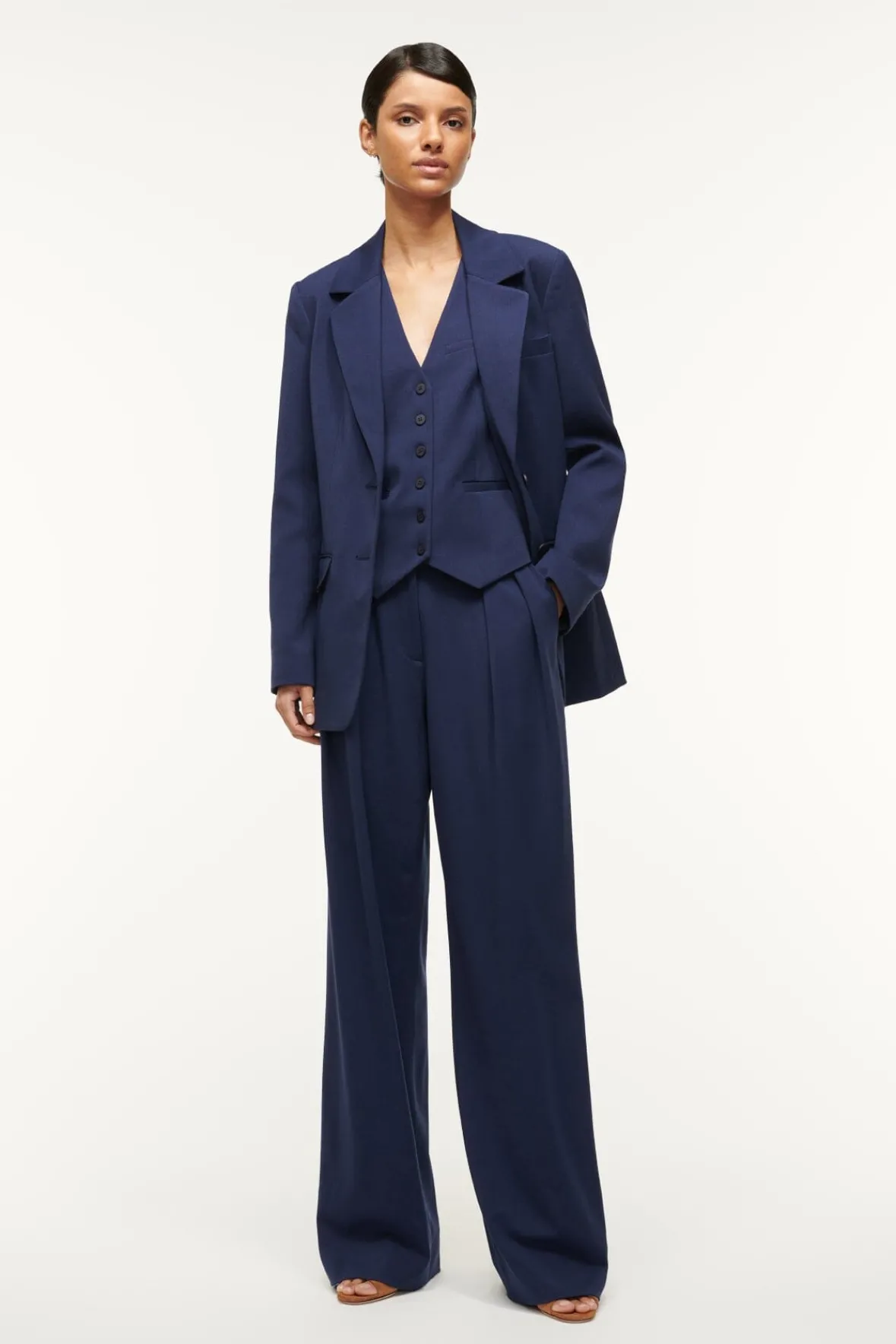 Spring Suiting|Essentials<STAUD LUISA PANT NAVY