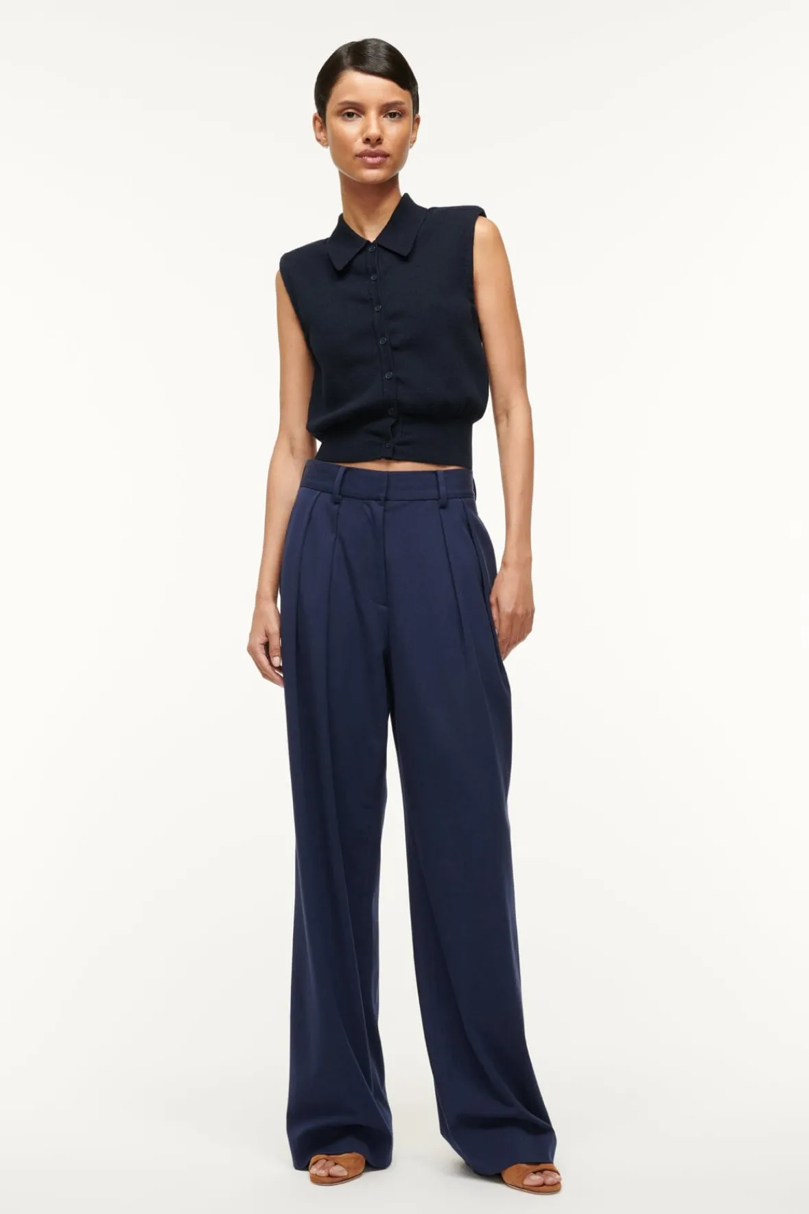 Spring Suiting|Essentials<STAUD LUISA PANT NAVY