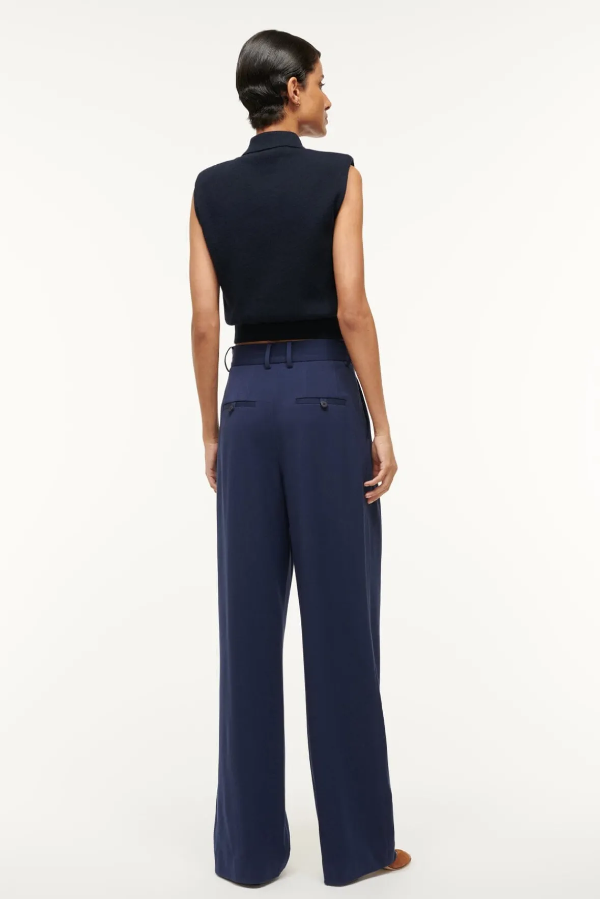 Spring Suiting|Essentials<STAUD LUISA PANT NAVY