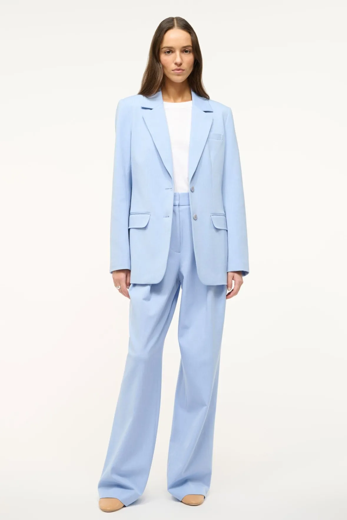 Spring Suiting|Essentials<STAUD LUISA PANT PERIWINKLE