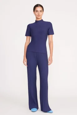 Pants & Shorts<STAUD LUPIN PANT   NAVY