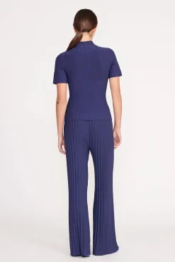 Pants & Shorts<STAUD LUPIN PANT   NAVY