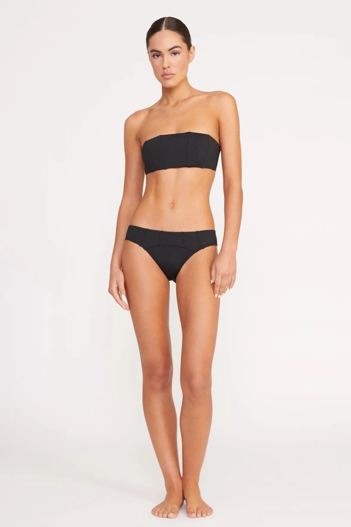 Bikinis<STAUD MALA BIKINI TOP BLACK