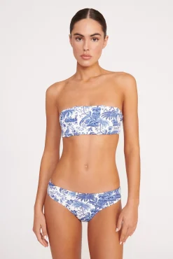 Bikinis<STAUD MALA BIKINI TOP  BLUE TOILE BLUETOILE