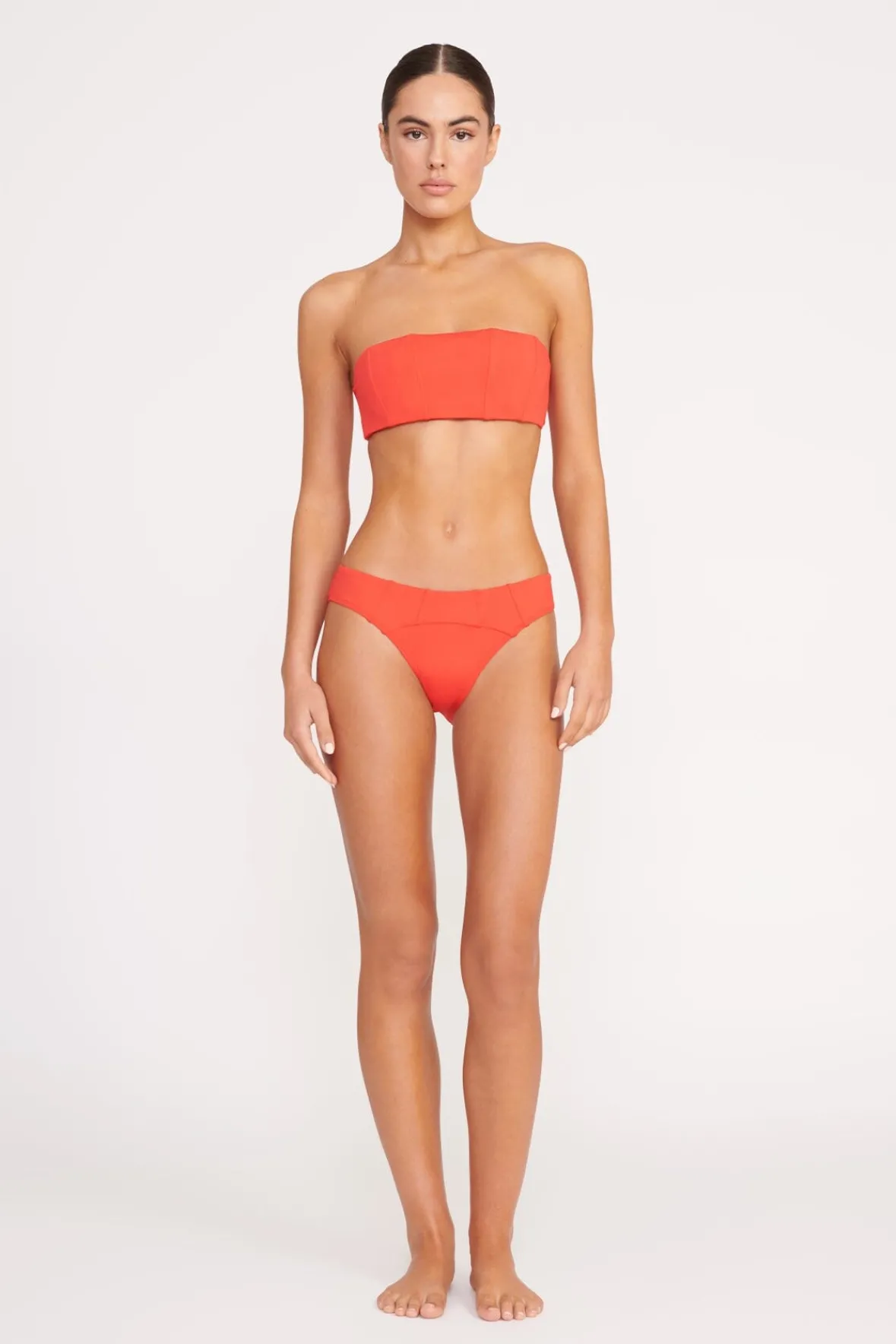 Bikinis<STAUD MALA BIKINI TOP RED ROSE REDROSE