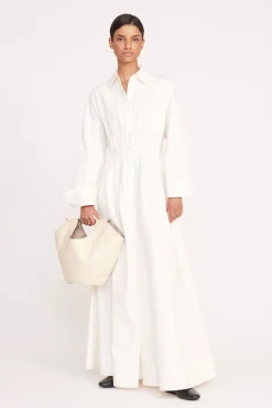 Bucket<STAUD MAR BUCKET BAG   CREAM