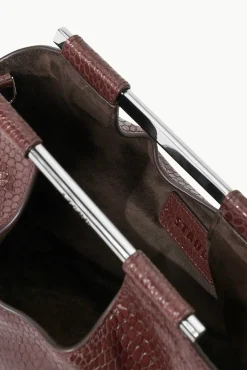 Bucket<STAUD MAR MINI BUCKET BAG   MAHOGANY