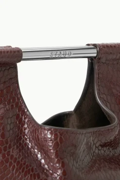Bucket<STAUD MAR MINI BUCKET BAG   MAHOGANY