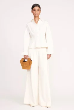 Bucket<STAUD MAR MINI BUCKET BAG   TAN