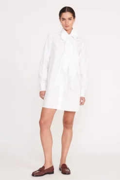 Poplin Shop|Dresses<STAUD MARYN DRESS   WHITE