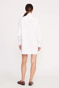 Poplin Shop|Dresses<STAUD MARYN DRESS   WHITE