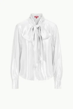 Tops<STAUD MARYN TOP SILVER