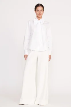 Tops|Poplin Shop<STAUD MARYN TOP   WHITE