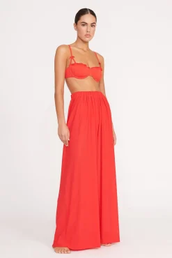 Cover-Ups<STAUD MARZA COVERUP PANT RED ROSE REDROSE