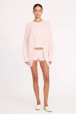 Best Sellers|Knits<STAUD MATILDA CARDIGAN  CHERRY BLOSSOM CHERRYBLOSSOM
