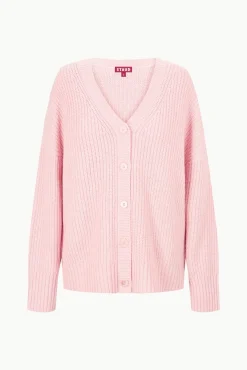 Best Sellers|Knits<STAUD MATILDA CARDIGAN CHERRY BLOSSOM CHERRYBLOSSOM