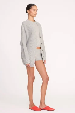 Best Sellers|Knits<STAUD MATILDA CARDIGAN HEATHER GREY HEATHERGREY