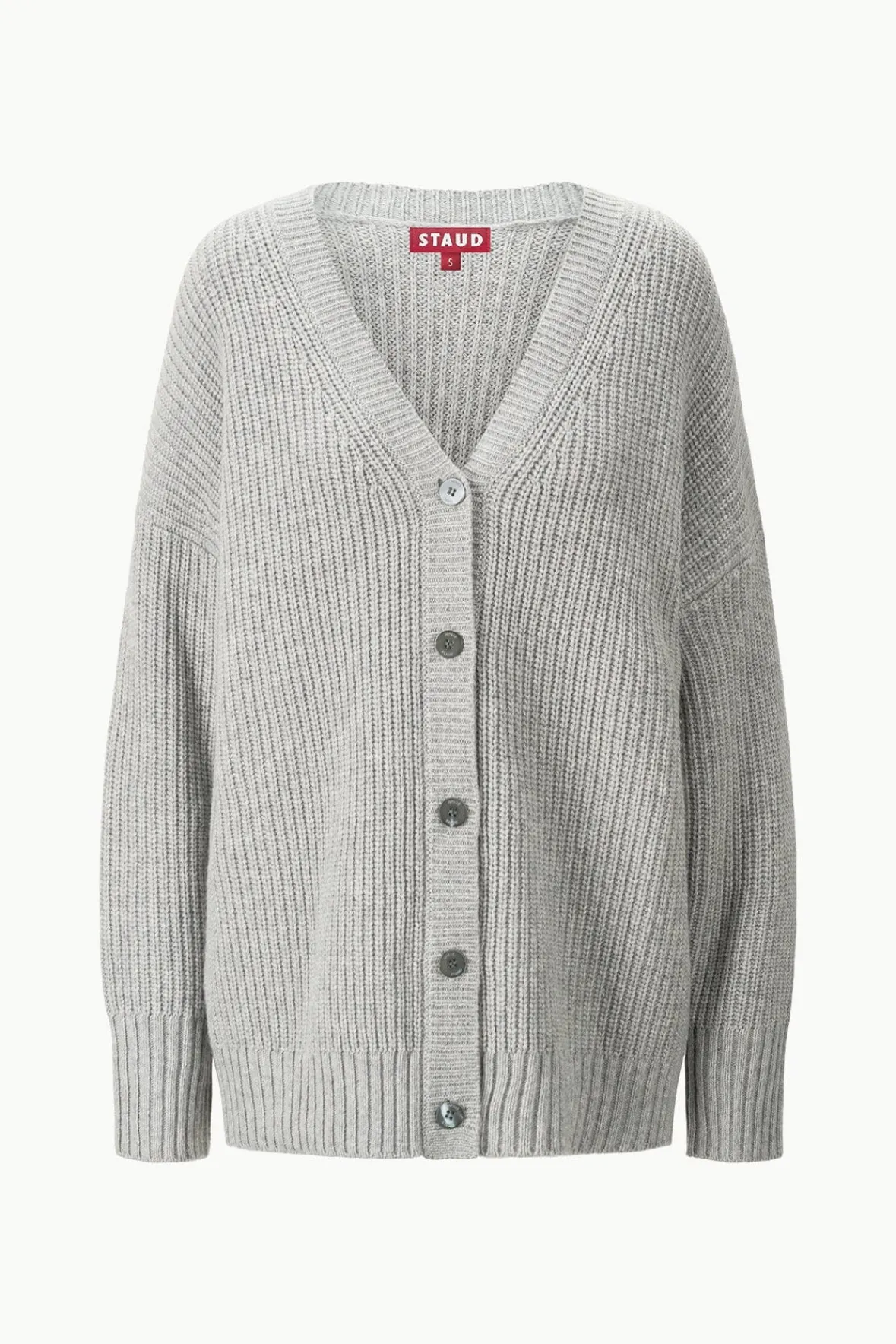 Best Sellers|Knits<STAUD MATILDA CARDIGAN HEATHER GREY HEATHERGREY