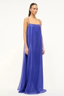 The Evening Edit|Dresses<STAUD MAXI DELFINA DRESS   VIOLET