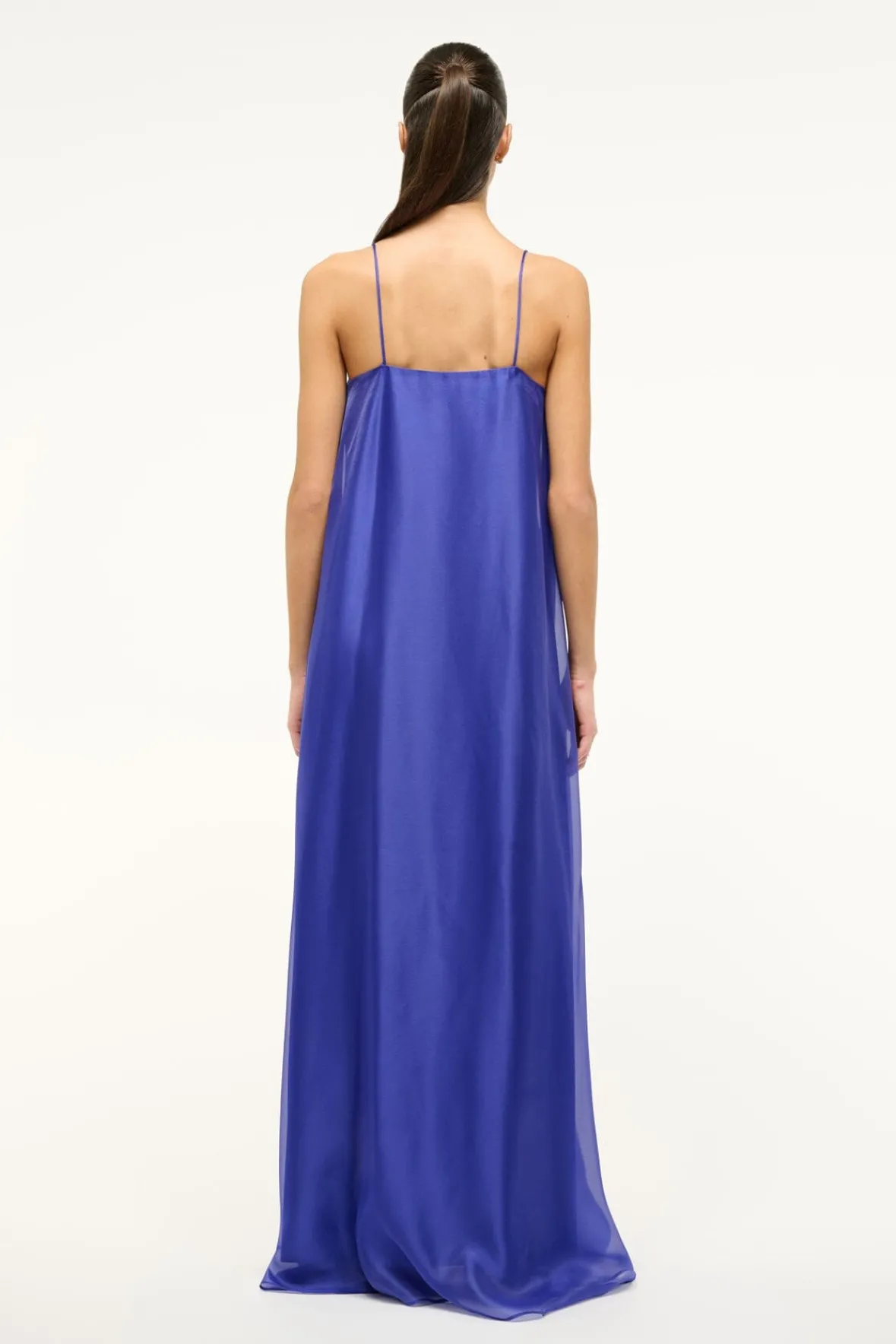 The Evening Edit|Dresses<STAUD MAXI DELFINA DRESS VIOLET