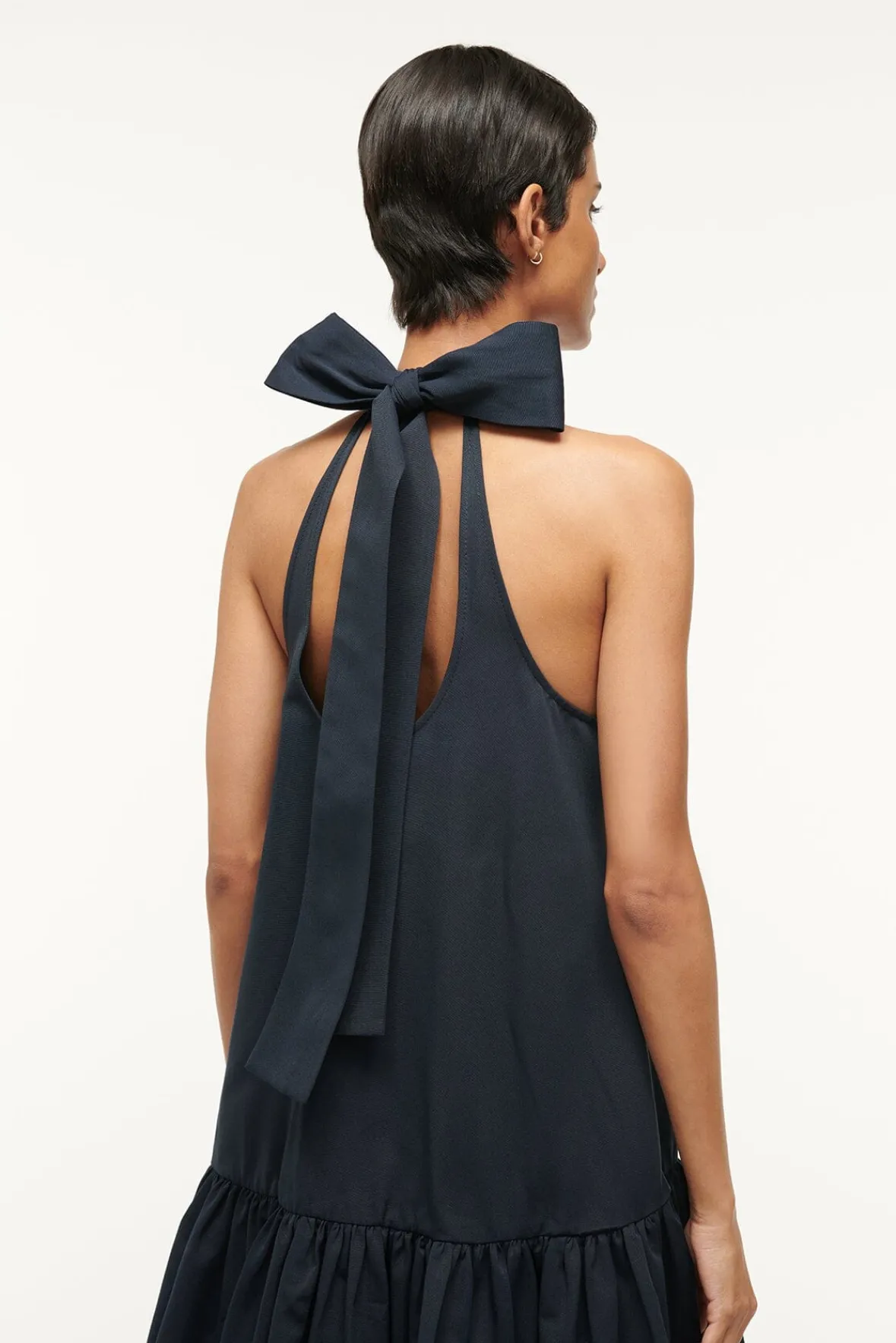 Poplin Shop|Dresses<STAUD MAXI MARLOWE DRESS NAVY