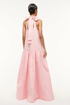 Poplin Shop|Dresses<STAUD MAXI MARLOWE DRESS  PEARL PINK PEARLPINK