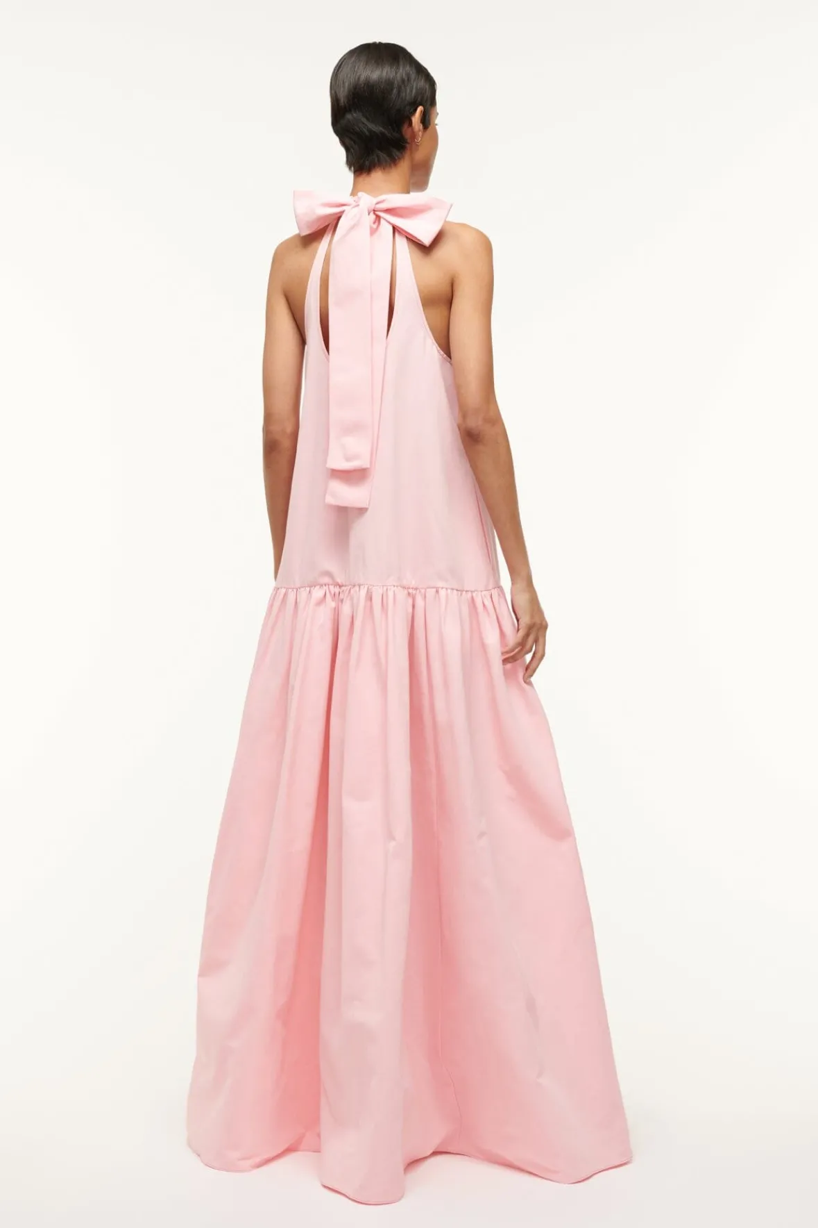 Poplin Shop|Dresses<STAUD MAXI MARLOWE DRESS PEARL PINK PEARLPINK