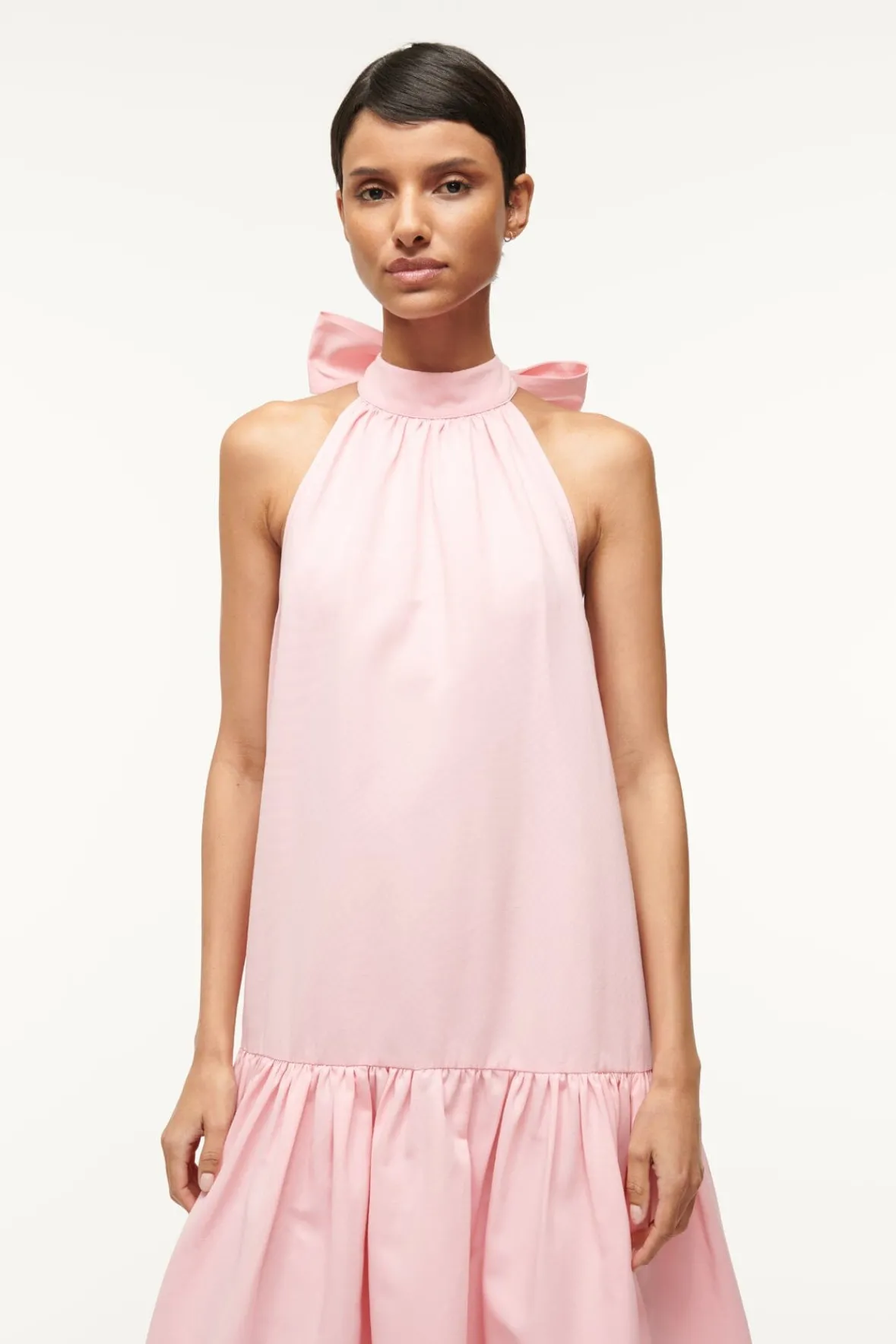 Poplin Shop|Dresses<STAUD MAXI MARLOWE DRESS PEARL PINK PEARLPINK