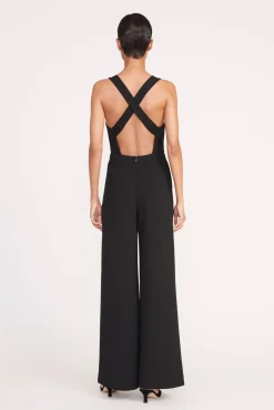 Dresses<STAUD MEKAYLA JUMPSUIT   BLACK