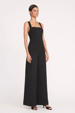 Dresses<STAUD MEKAYLA JUMPSUIT BLACK