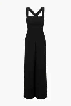 Dresses<STAUD MEKAYLA JUMPSUIT BLACK