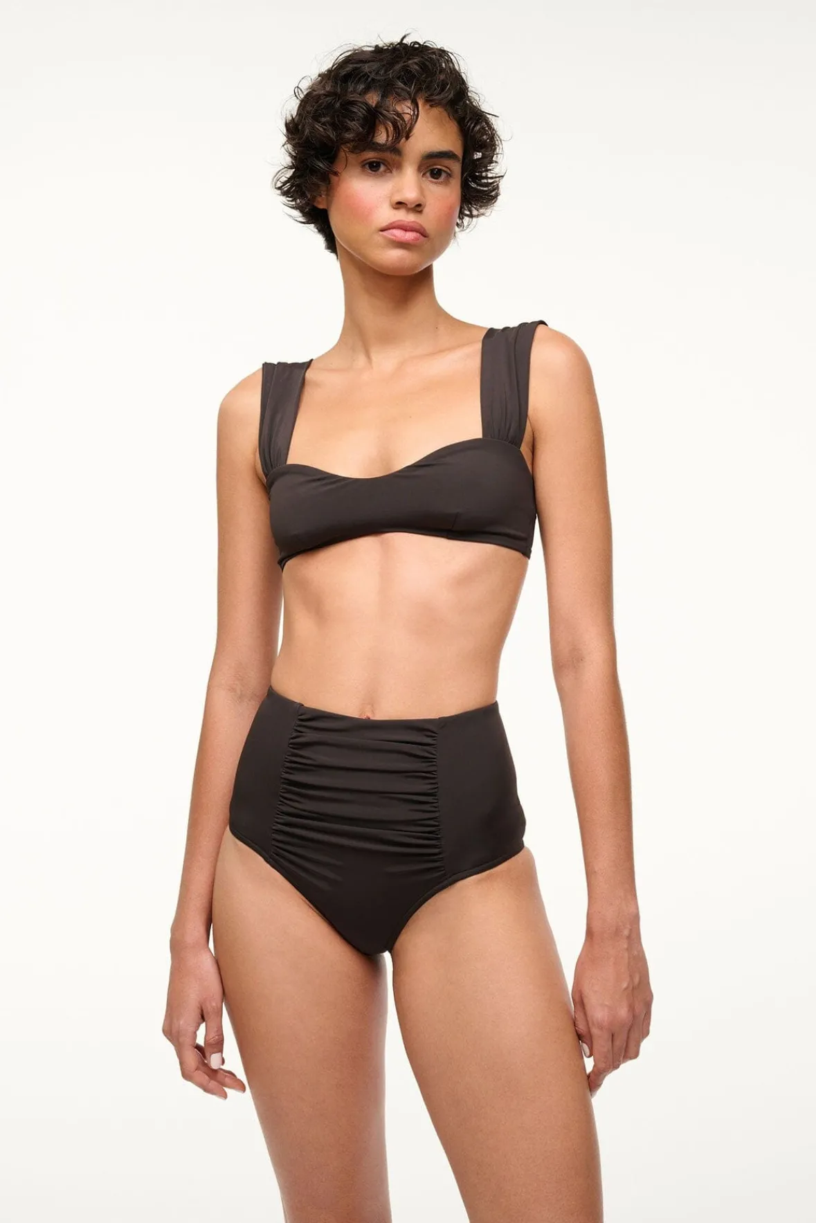 Bikinis<STAUD MELROSE BIKINI TOP BLACK