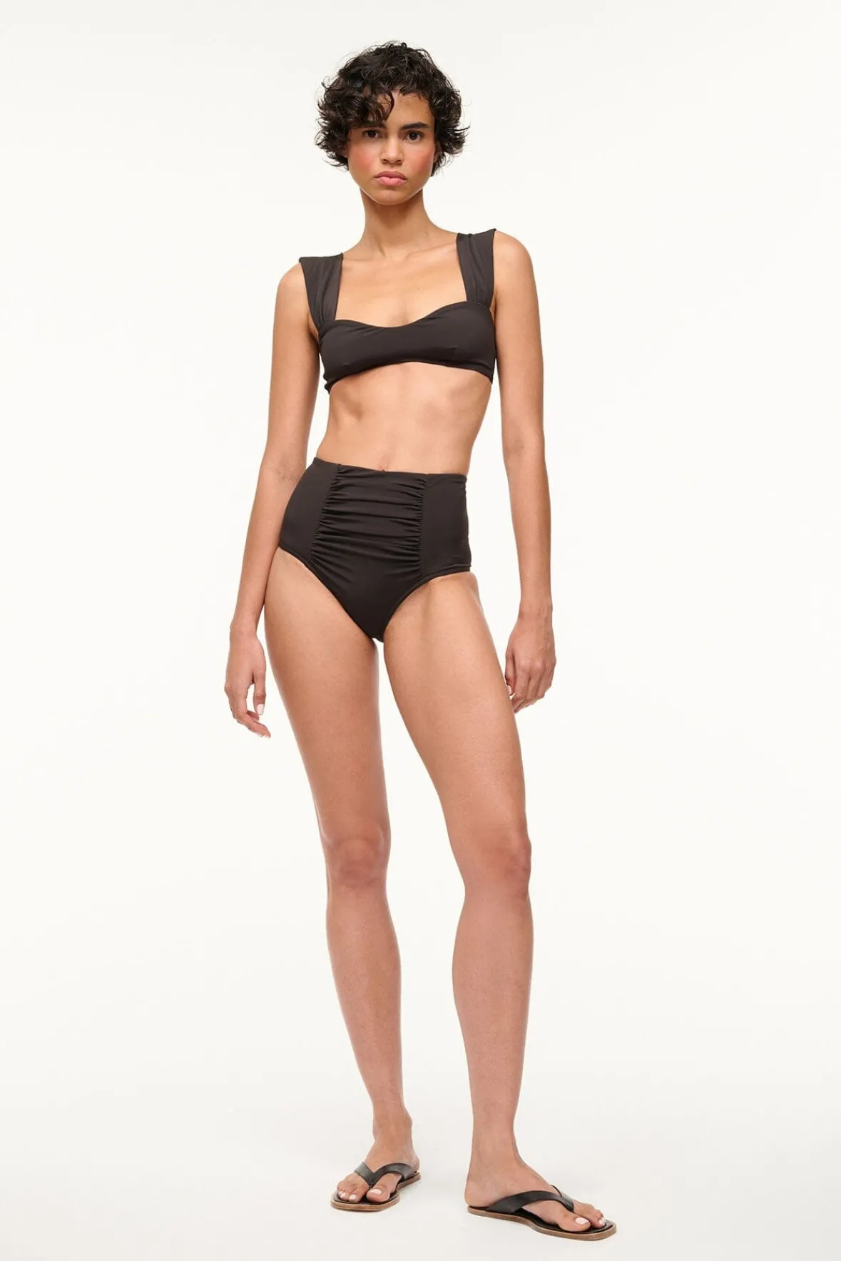 Bikinis<STAUD MELROSE BIKINI TOP BLACK