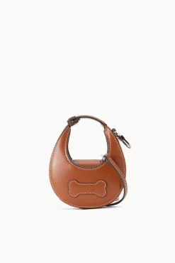 Moon|Pet Accessories<STAUD MICRO MOON POOP BAG CARRIER TAN