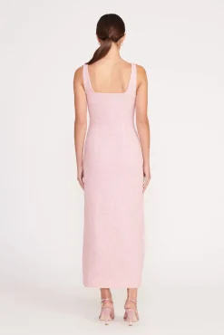 Dresses<STAUD MIDI LE SABLE DRESS  CHERRY BLOSSOM CHERRYBLOSSOM