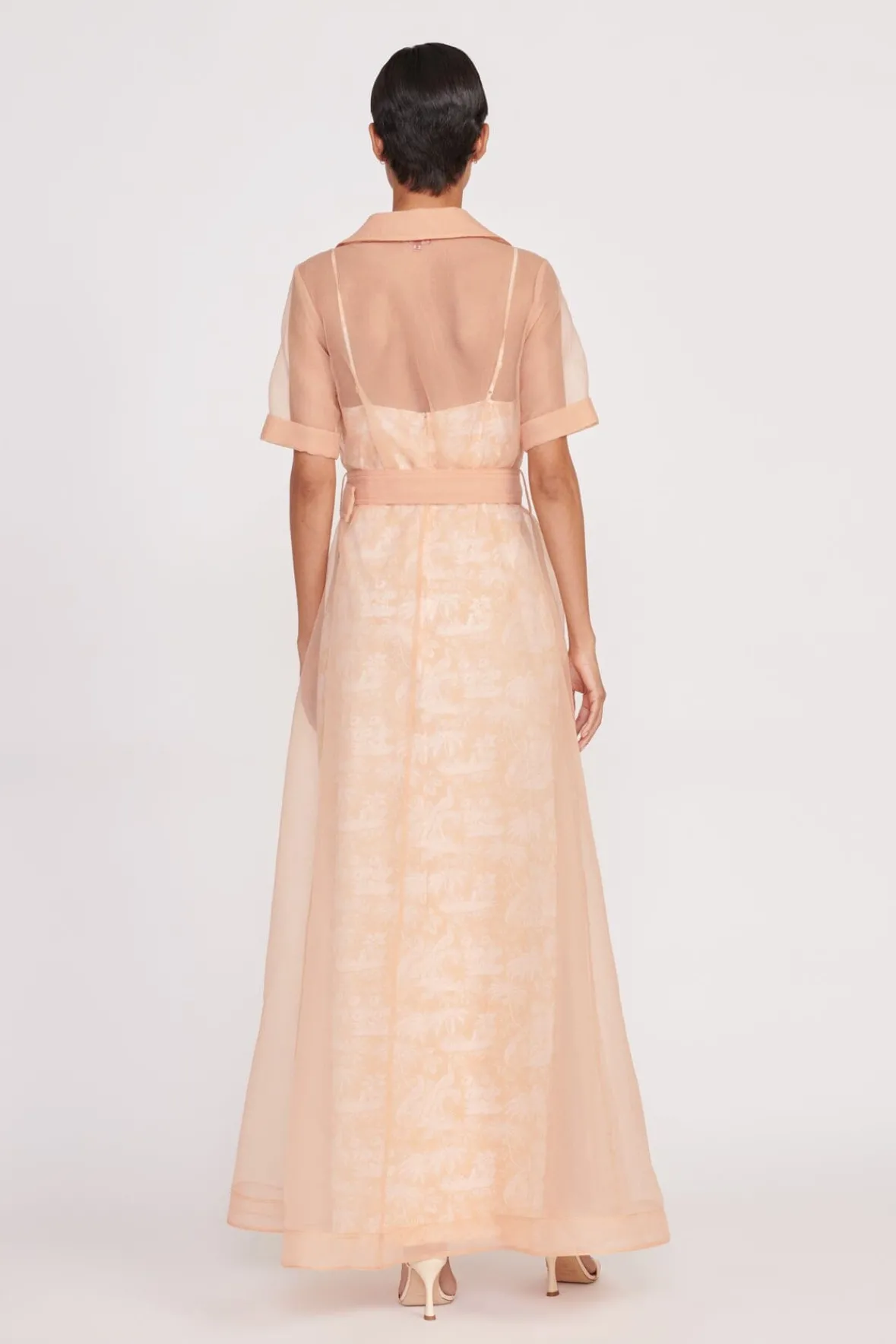Dresses<STAUD MILLIE DRESS BEIGE IVORY TOILE BEIGEIVORYTOILE