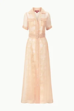 Dresses<STAUD MILLIE DRESS BEIGE IVORY TOILE BEIGEIVORYTOILE