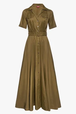 Dresses<STAUD MILLIE DRESS   CAPER