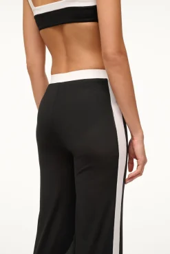 Cover-Ups<STAUD MILO COVERUP PANT  BLACK WHITE BLACKWHITE