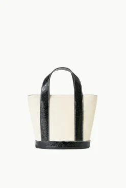 Allora|Totes<STAUD MINI ALLORA TOTE  CREAM BLACK