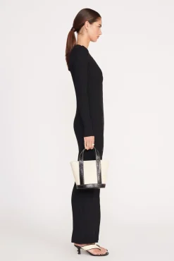 Allora|Totes<STAUD MINI ALLORA TOTE CREAM BLACK