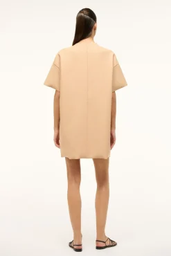Dresses<STAUD MINI AMIGONI DRESS FAWN