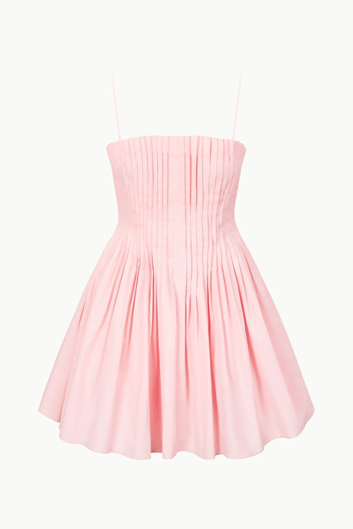 Poplin Shop|Dresses<STAUD MINI BELLA DRESS PEARL PINK PEARLPINK