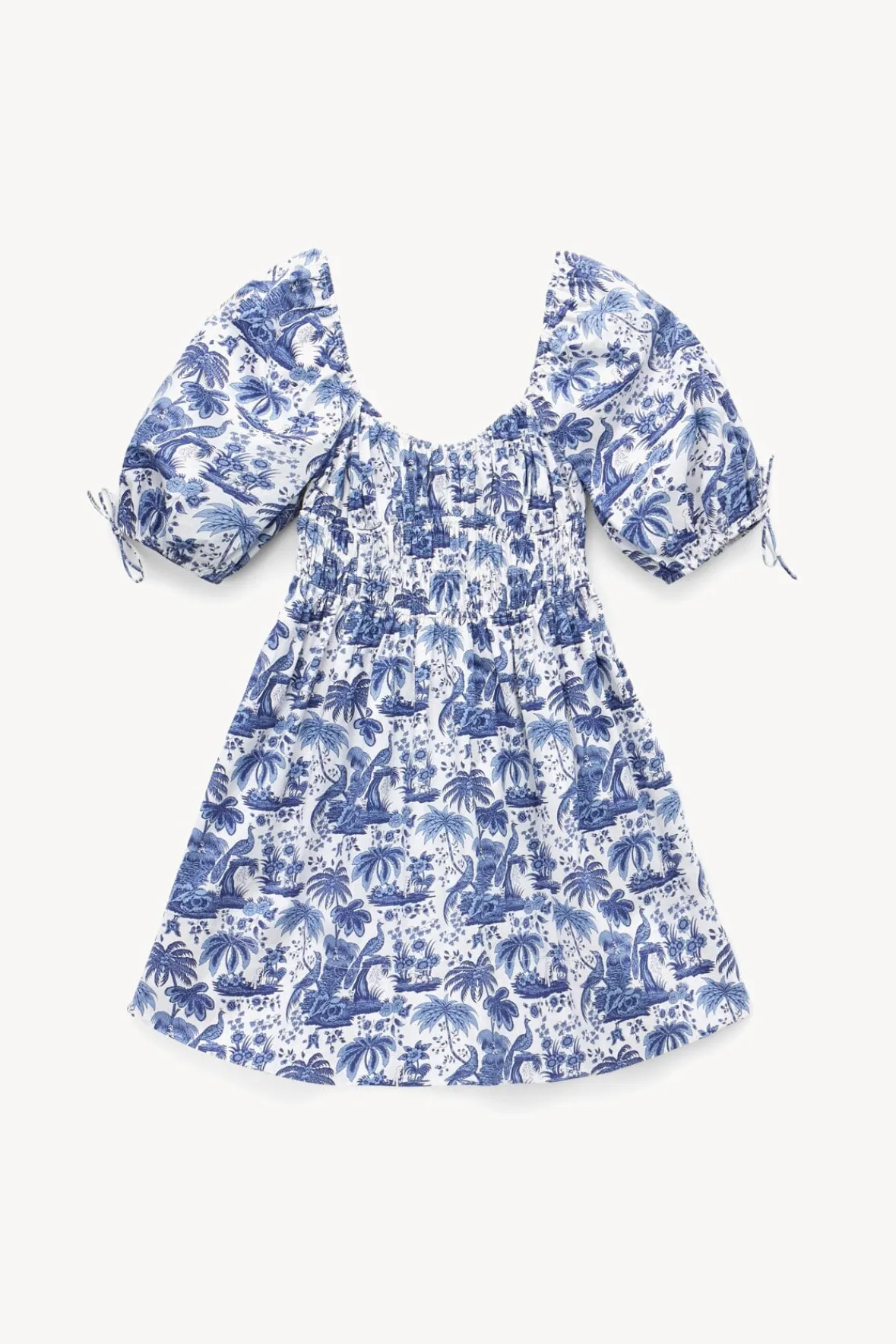 Dresses<STAUD MINI FAYE DRESS BLUE TOILE BLUETOILE