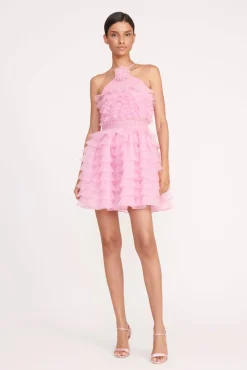 Dresses<STAUD MINI FLORIAN DRESS TULIP