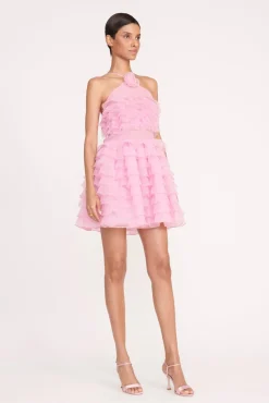 Dresses<STAUD MINI FLORIAN DRESS   TULIP
